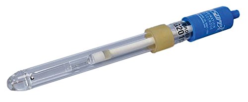 Sensorex SG201C Glass Body Bulb-Style Combination pH Electrodes, Refllble Connector, Single Junction, 12mm Diameter, 150mm Length