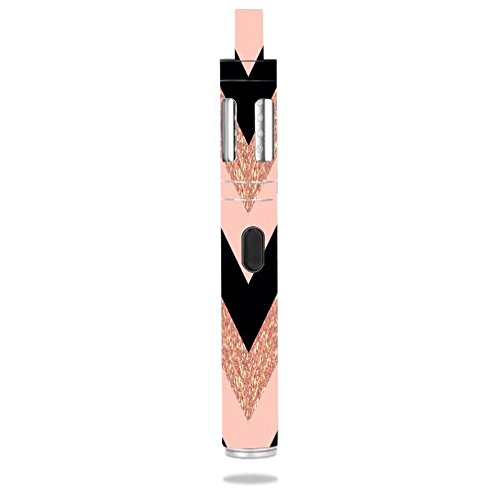 Innokin Endura T18 Vape E-Cig Mod Box Vinyl DECAL STICKER Skin Wrap / Pink Black Chevron (not real glitter)