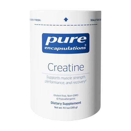 Pure Encapsulations Creatine - Creatine Supplement - Muscle Strength, Performance & Recovery - Pre-Workout Recovery Powder - Gluten-Free, Non-GMO & Hypoallergenic - 315 g (60 Servings)