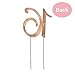 16 Cake Topper - Premium Rose Gold Metal - Sweet 16 Birthday Party Sparkly Rhinestone Decoration Makes a Great Centerpiece - Now Protected in a Box