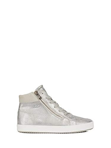 Geox Women's Blomiee Off White Sneaker, in Oman Whizz