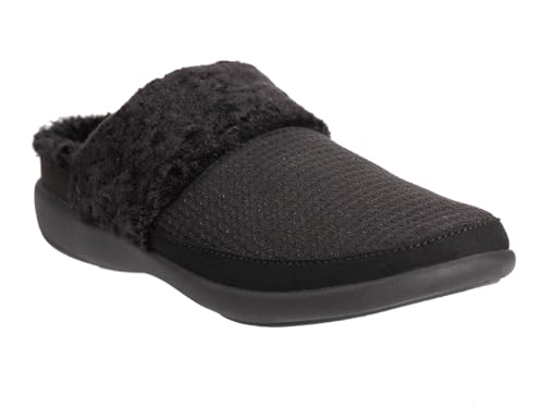 REVITALIGN Women's Shambala Slipper, Black, 8