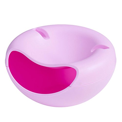 Transer Creative Shape Bowl Perfect For Seeds Nuts And Dry Fruits Storage Box (Pink) - Thumbnail 4