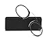 SOOLALA Women Men Go Everywhere SOS Pince Nez Style Nose Resting Pinching Portable Wallet Eye Glasses, Black, +2.5x