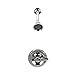 Delta Faucet Lahara 14 Series Single-Function Shower Faucet Set, 5-Spray Shower Head, Shower Handle, Chrome Shower Faucet, Delta Shower Trim Kit, Chrome T14238 (Valve Not Included), Without Rough