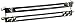 Bell Automotive 22-1-46230-8 Adjustable License Plate Frame Mounting Bracket