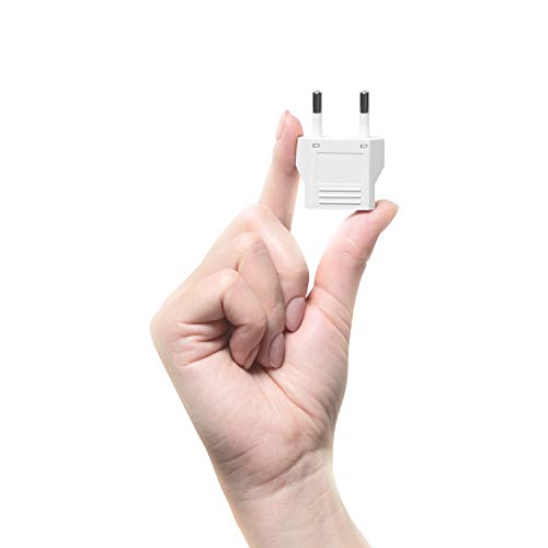 Unidapt European Plug Adapter Power Converter, Travel from Usa Us to EU Europe adaptor(4 piece) - Thumbnail 6