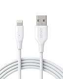 iPhone Charger, Anker Powerline 6ft Lightning Cable, MFi Certified USB Charge/Sync Cord for iPhone 11 / XS/XS Max/XR/X / 8/8 Plus / 7/7 Plus / 6/6 Plus / 5s / iPad, and More