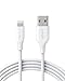 Anker Powerline 6ft Lightning Cable, MFi Certified for iPhone Xs/XS Max/XR/X / 8/8 Plus / 7/7 Plus / 6/6 Plus / 5s / iPad, and More(White)