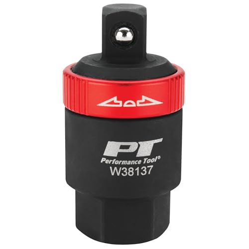 Performance Tool W38137 3/8 DR Ratcheting Adapter, Black