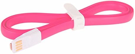 RawX 5x 4ft Noodle Silicone Micro USB Data Sync Charger Cable For SAMSUNG, HTC, LG - Pink