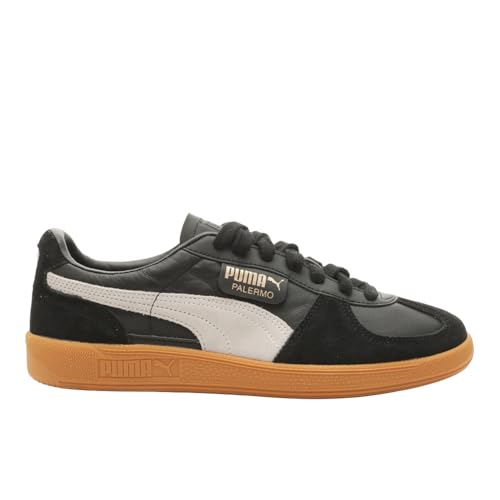Puma Palermo Leather Puma Black/Feather Gray/Gum 7.5 D (M) at Amazon