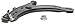 ACDelco Professional 45D3247 Front Driver Side Lower Suspension Control Arm and Ball Joint Assembly