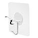 Whitgo 11 8 Packs,13lb/6kg(Max) Heavy Duty Reusable Strong Self Adhesive Nail Free No Scratch Super Waterproof Seamless Sticky Hooks Bathroom Kitchen Wall Towel Hooks & Ceili