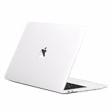 TOP CASE - Rubberized Matte Hard Case Cover Compatible with Apple MacBook Pro 13-inch A1989 / A1706/A1708 with/Without Touch Bar (Release 2018 & 2017 & 2016) - Matte Clear