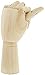 Hand Mannequin-wooden Hand Artist Manikin 11.25'' Inch Model- Left Hand