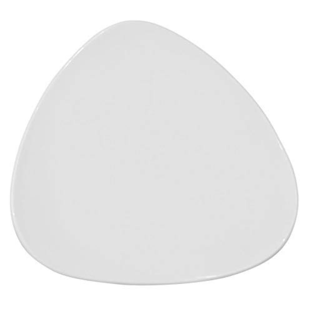 Churchill ‎BB762 Lotus Plate Triangular White 31.1cm