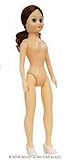 Set of 3-Caucasian with Brown Hair Jointed Bed Full Body Doll