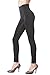 KHAYA Women's Seamless High Waist Slim Compression Full Length Legging Grey M