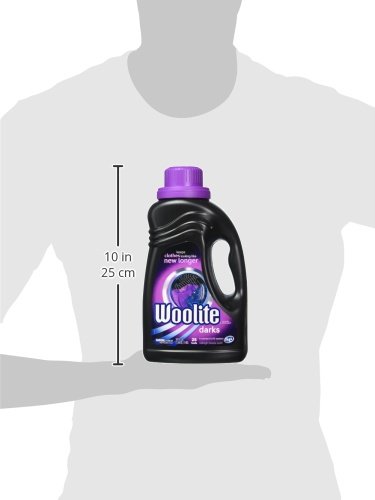 WOOLITE DARKS DEFENSE LIQUID LAUNDRY DETERGENT, 33 LOADS, 50 FL OZ, REGULAR & HE WASHERS, PACKAGING MAY VARY