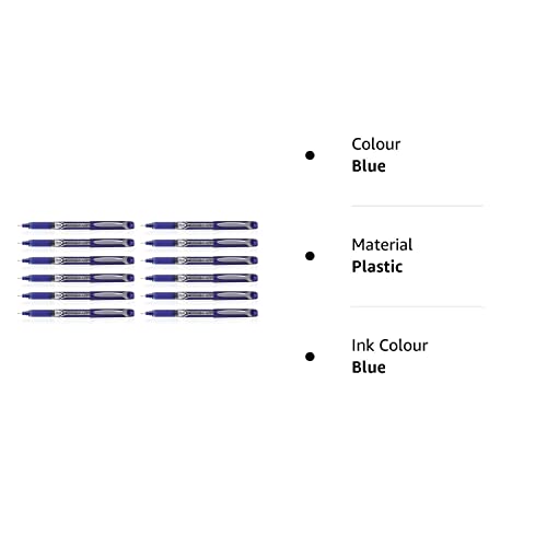 Pilot 019588 Hi-TecPoint V10 Grip Pen (Blue - Pack of 12) 1