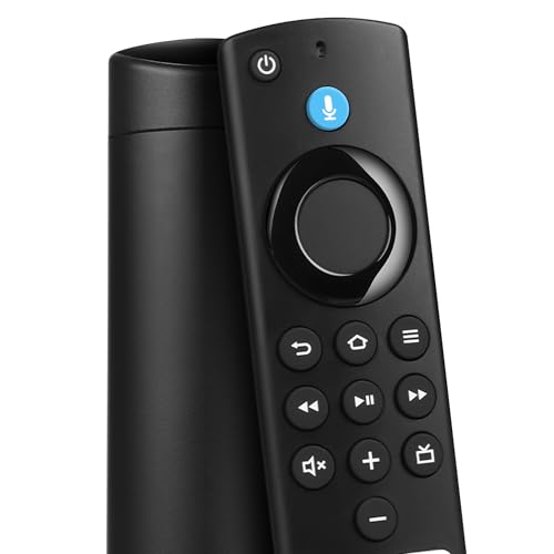 Replacement Remote Control Compatible with Smart TV Stick Lite/2nd Gen/3rd Gen/4K/Smart TV 3rd Gen/TV Cube(2nd Gen/1st Gen/3rd Gen) with Voice 3rd Gen Remote-P4