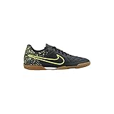 Men's Nike Tiempo Rio II IC Indoor-Competition Soccer Shoe Black Size 10 M US