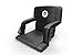 The Captain Chair - Reclining Bleacher Chair with Folding Back / Stadium Seat / Sport Chair Reclines Perfect For Bleachers, Boats, Beaches, Backyards and Lawns.
