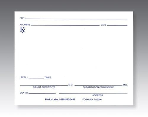 AmexDrug Pharmacy Prescription Pads - Pack of 10 Pads (100 Sheets per ...