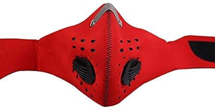 Amazon Com Arestech Sport Mask With Exhalation Valves Filters Reusable Half Face Anti Pollution Dust Mask With Activated Carbon Filter For Cycling Running Training Outdoor Activities Style2 Sports Outdoors