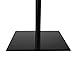 Adjustable Heavy Duty Pedestal Sign Holder - 8.5x11 Inch Vertical & Horizontal Poster Stand with Heavy Square Base for Display, Advertisement & Outdoor Signs