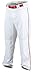 Rawlings | PRO 150 Series Baseball Pants | Adult Medium | Piped | White / Scarlet | Relaxed Fit