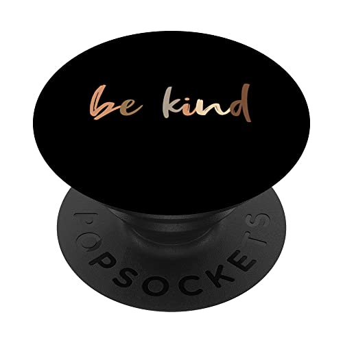 Be Kind - Motivational Quote Text in Inspirational Colorful PopSockets Adhesive…