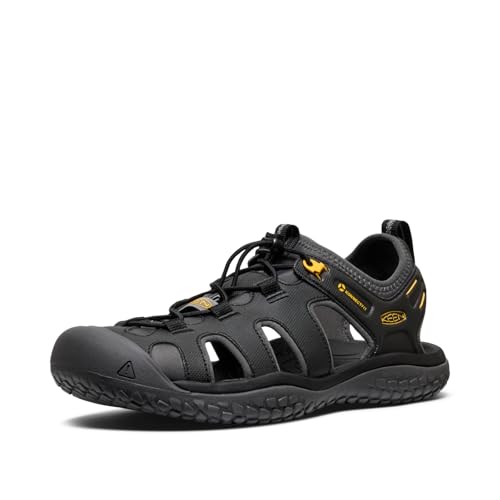 KEEN Homme Solr Sandales, Black Gold, 43 EU