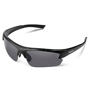 Duduma 偏光レンズ メンズスポーツサングラス 超軽量 UV400 TR62