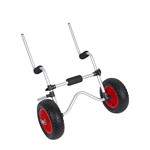 BERTY·PUYI Foldable Kayak Trolley,Aluminum Kayak Cart Dolly for Sit On