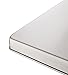 Rykey Stainless Steel Compact Toaster Oven Pan Tray Ovenware Professional, Heavy Duty & Healthy, Deep Edge, Warp Resistant Nonstick Baking Pan 10.4''x8.1''x1'', Silvery
