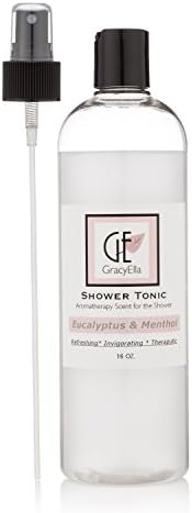 Eucalyptus Steam Shower Spray Essential Oil Aromatherapy for Sauna, Shower, Room Spray, Deodorizer and Sinus Relief 16 Oz.