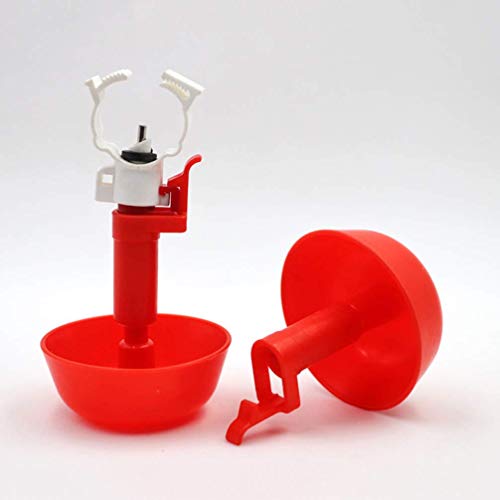 4Pcs Chicken Water Feeder - Geflügeltränke Trinkbecher Kükenfutter für Gartendekoration Vögel und Tiere – Bild 4