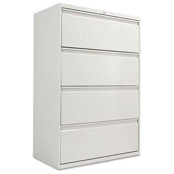 Amazon Com Alera Four Drawer Lateral File Cabinet 36w X 19 1 4d