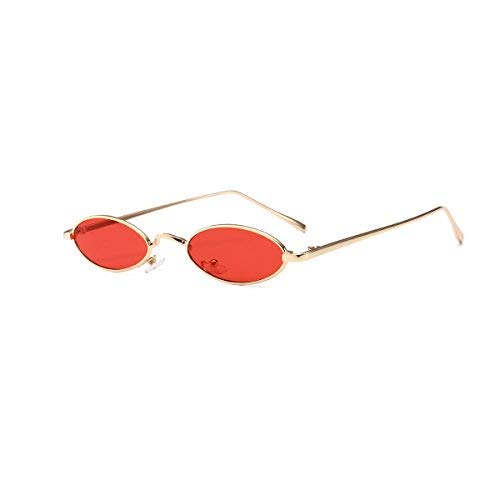 Aoo retro cat eye sunglasses-xkty (gold red)