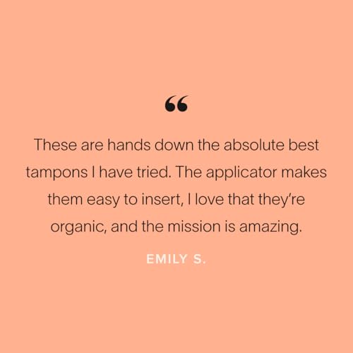 Cora Organic Applicator Tampon Multipack | 18 Regular & 18 Super Absorbency | 100% Organic Cotton, Unscented, BPA-Free Compact Applicator | Leak Protection | Packaging May Vary | 36 Total