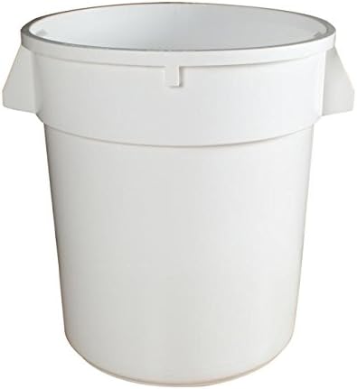Continental Mfg Company 2000 WH Huskee Receptacle White 20 gal (1 EACH)