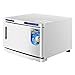 Giantex 2 in 1 Hot UV Sterilizer Towel Warmer Cabinet Spa Beauty Salon Equipment, Salon Safe UL Plug Overheating Protection Insulation Moisturizing for Towels, Bath Hot Towel Warmers,16L