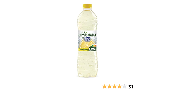 La Limonada de Font Vella Agua Mineral, con Zumo de Limón ...