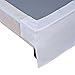 Bed Maker’s Never Lift Your Mattress Bed Skirt, Designed for Box Spring Beds, Split Corners, 14 Inch Drop Length, Twin, White