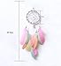 Tellpet Dreamcatcher Handmade Dream Catchers for Bedroom, Girls Gifts, Pink Colorful Feather