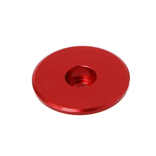 Misright Bicycle Headset Cap Front Fork Stem Top Caps Bowl Steering Tube for Cycling MTB Bike Parts Road Bikes Supplies (R)