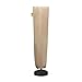Le Papillon Waterproof Large Patio Umbrella Cover for Double-sided Umbrella, Beige