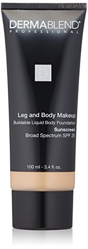 Dermablend Leg and Body Makeup Liquid Foundation 10N Fair Ivory 3.4 Fl. Oz